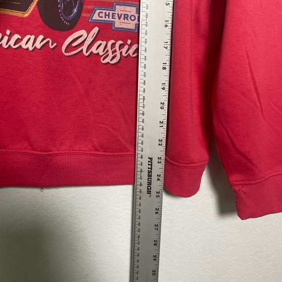 Pink Chevrolet Camaro Sweatshirt Detroit Power American Classic GM Official L - Picture 4 of 7